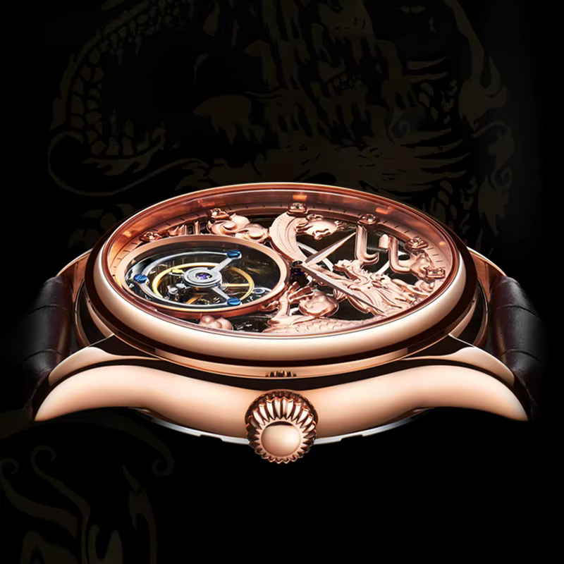 AESOP hommes volant Tourbillon mouvement mécanique automatique montres de luxe