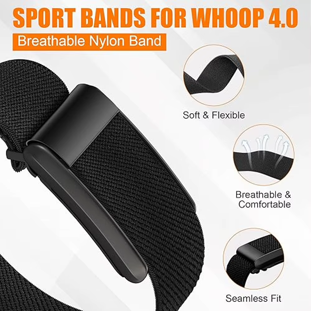 Bracelets de Sport pour montre intelligente Whoop 5.0 4.0 3.0 bracelet en Nylon extensible correa poignet ceinture de
