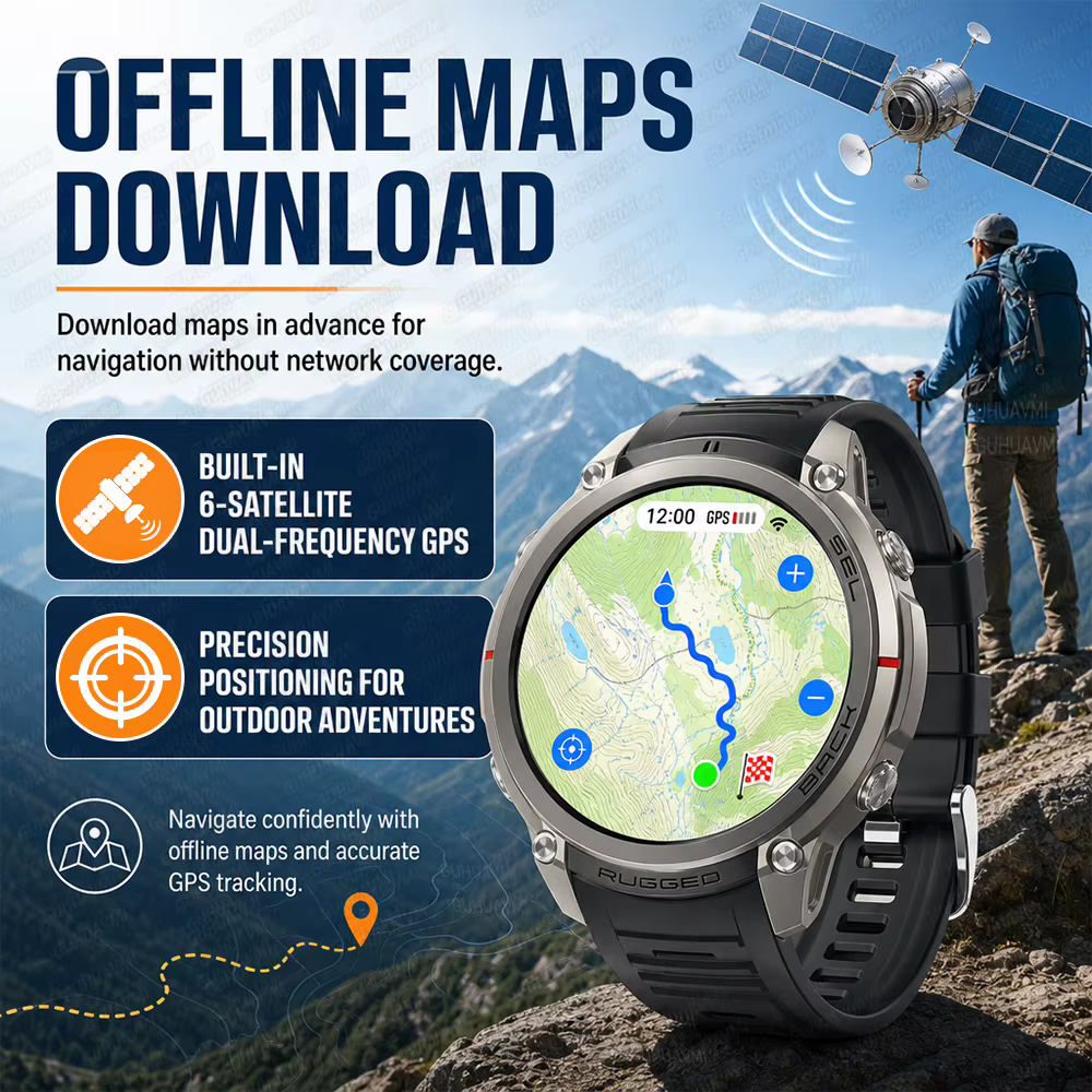 Montre connectée GPS d'extérieur