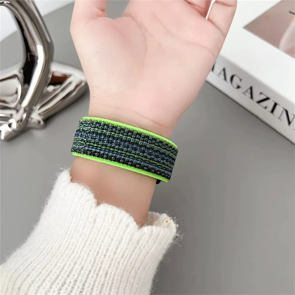 Bracelet en nylon pour Apple Watch, compatible avec les tailles 49/45mm, 44mm, 41mm, 40mm, 46mm, bracelet boucle pour iWatch Series 11, 10, 9, 8, 7, 6, 5, SE, Ultra 1-3