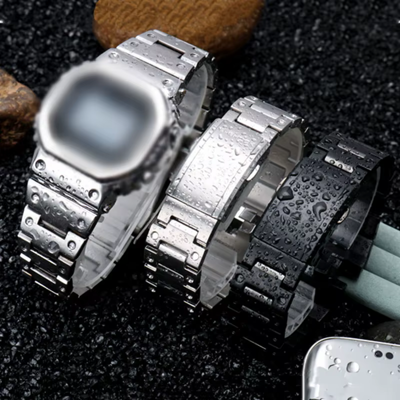 SION L Bracelet de montre en acier inoxydable pour casio g-shock GMW-B5000 GM-B2100