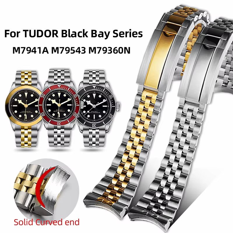 Bracelet de montre Jubilee en acier inoxydable