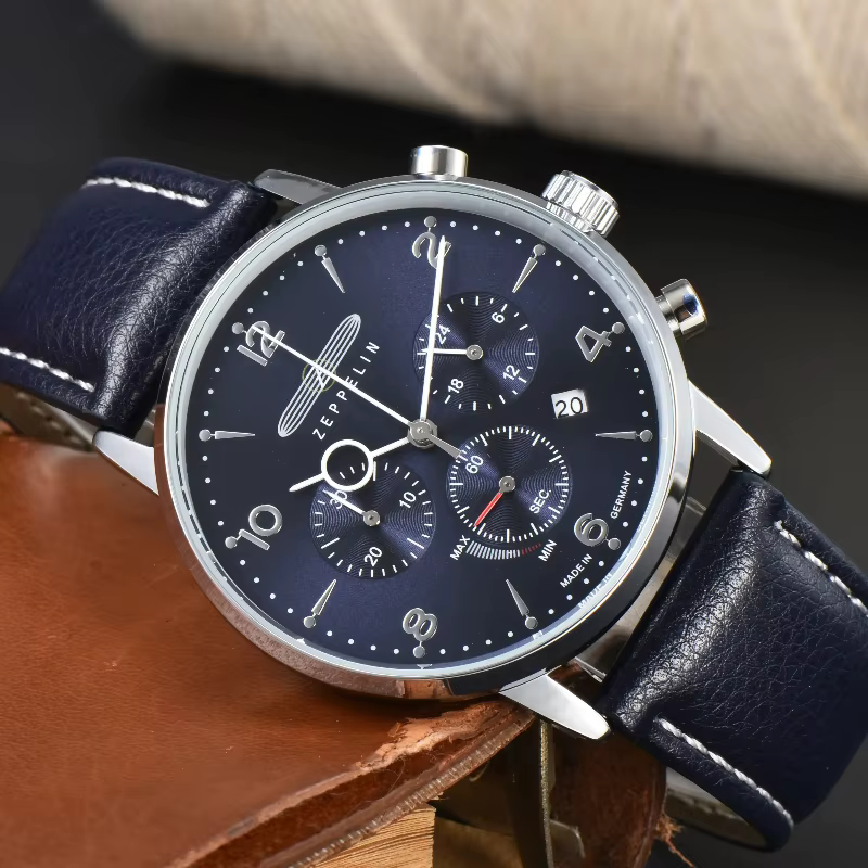 Nouvelle Montre-bracelet à Quartz pour Homme Zeppelin