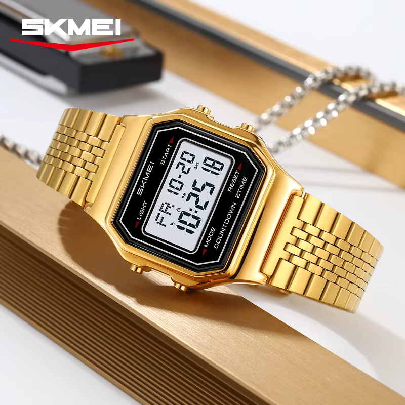 SKMEI 2465 montre électronique pour hommes petit cadran mode multifonction étudiant montre-bracelet décontracté affaires montres numériques pour homme
