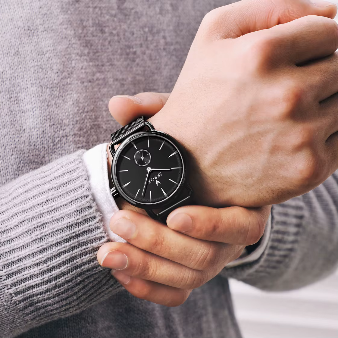 Montre mécanique manuelle pour homme