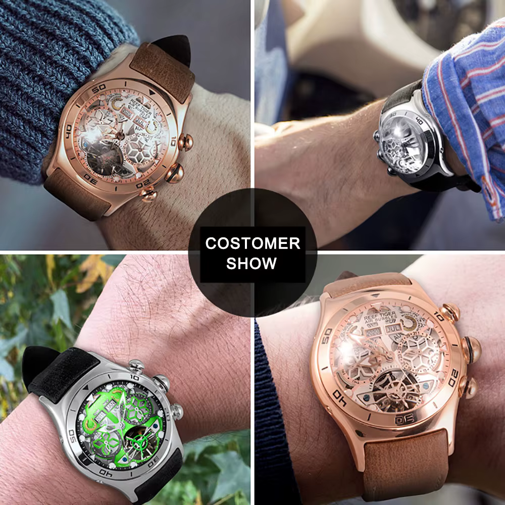 Reef Tiger-Montre existent de dehors Shoous pour Homme