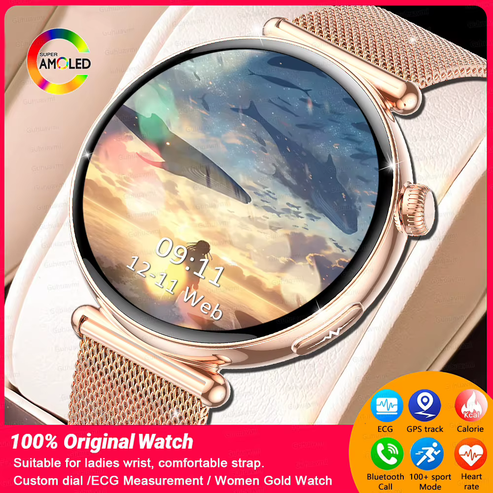 Montre connectée ECG PPG pour femmes