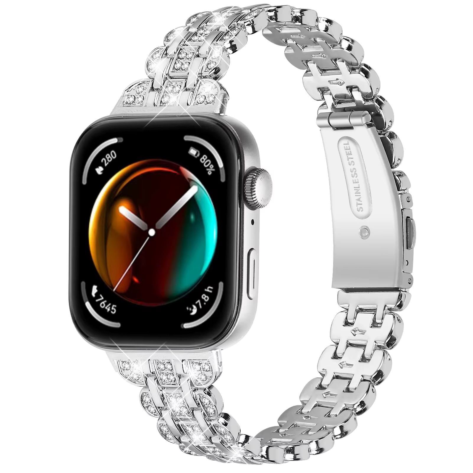 Bracelet en acier inoxydable pour Huawei Watch Fit 3 4 5
