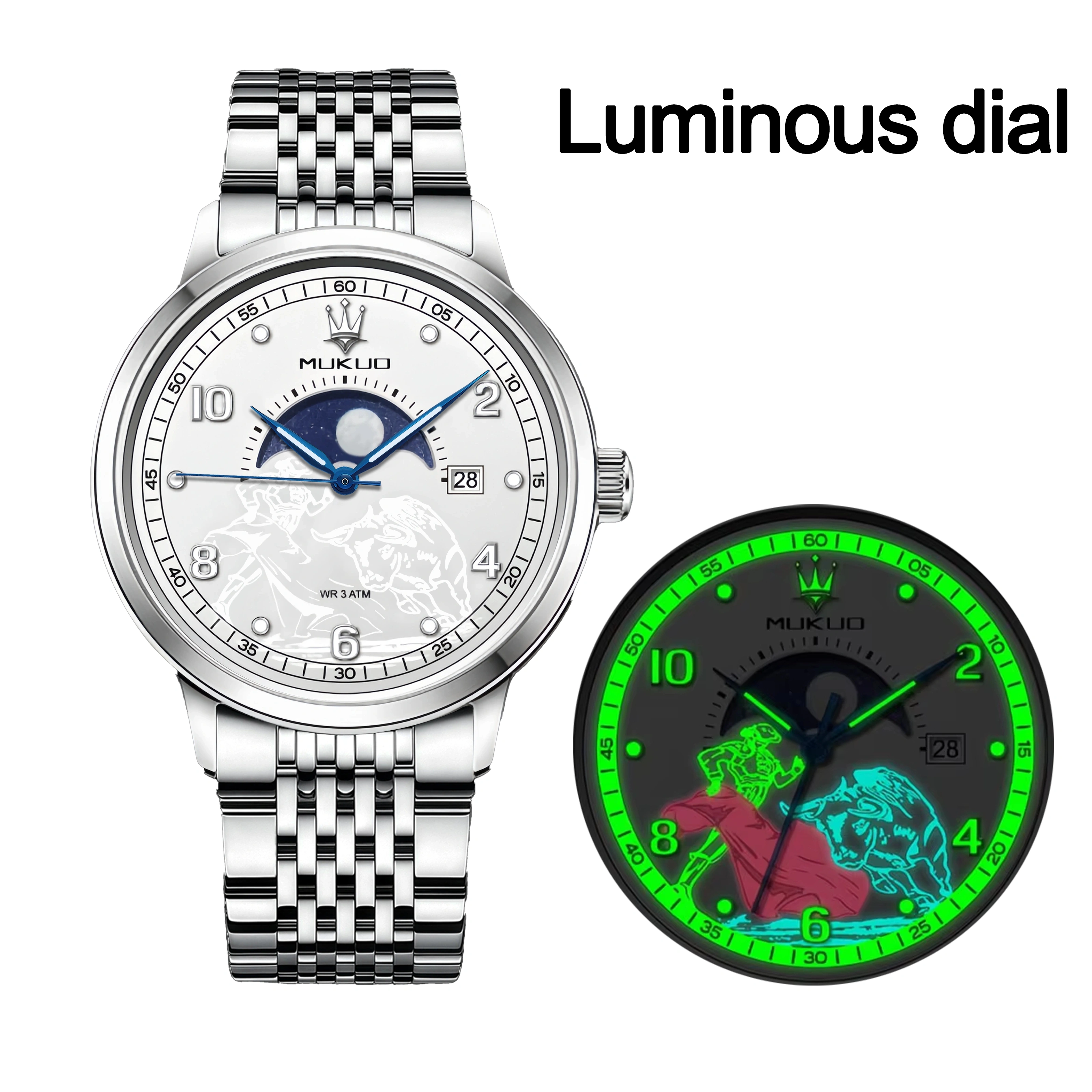 MUKUO Nouvelle montre à quartz pour homme