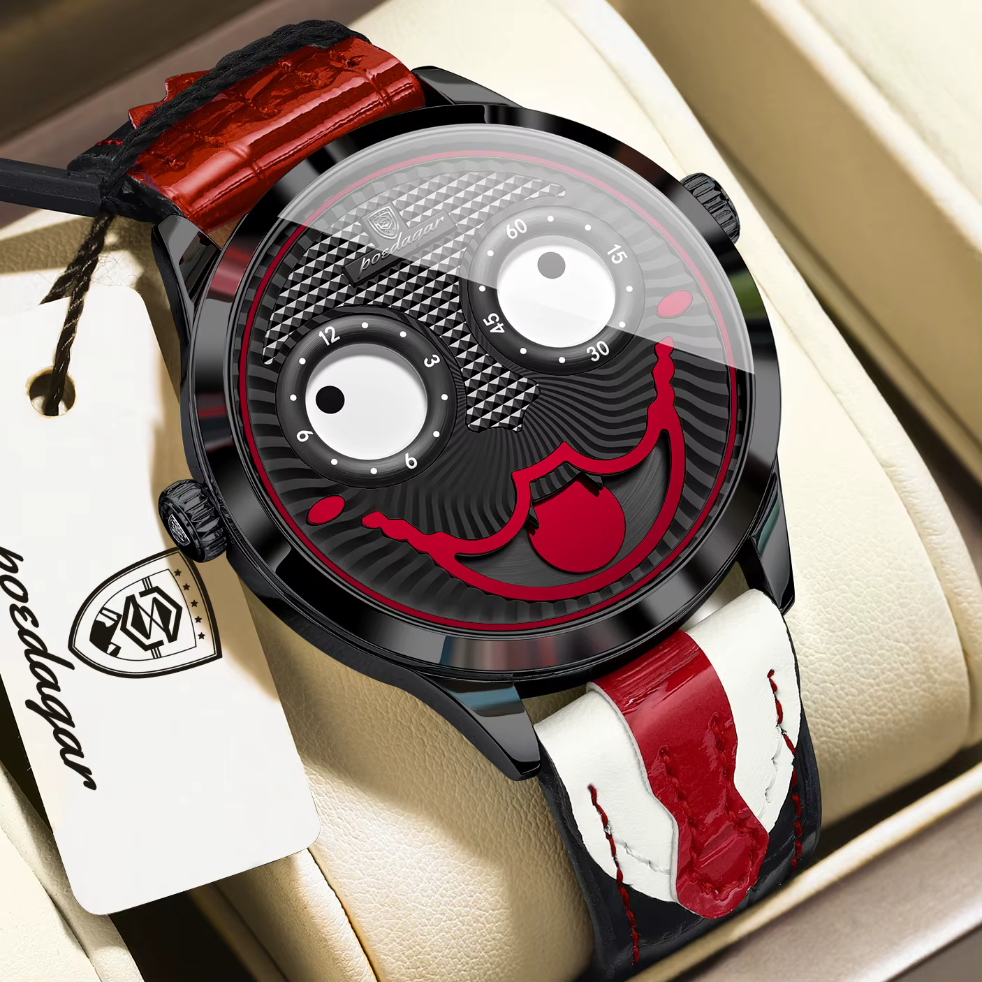 Montre POEDAGAR unique et originale pour homme