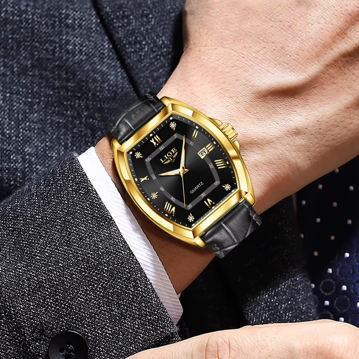 LIGE – montre de mode pour hommes