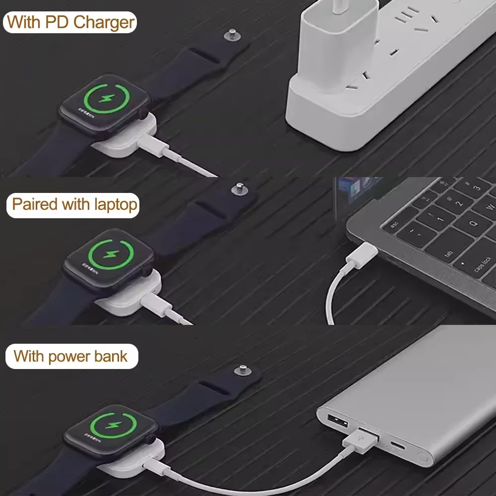 Chargeur rapide sans fil pour montre magnétique Portable