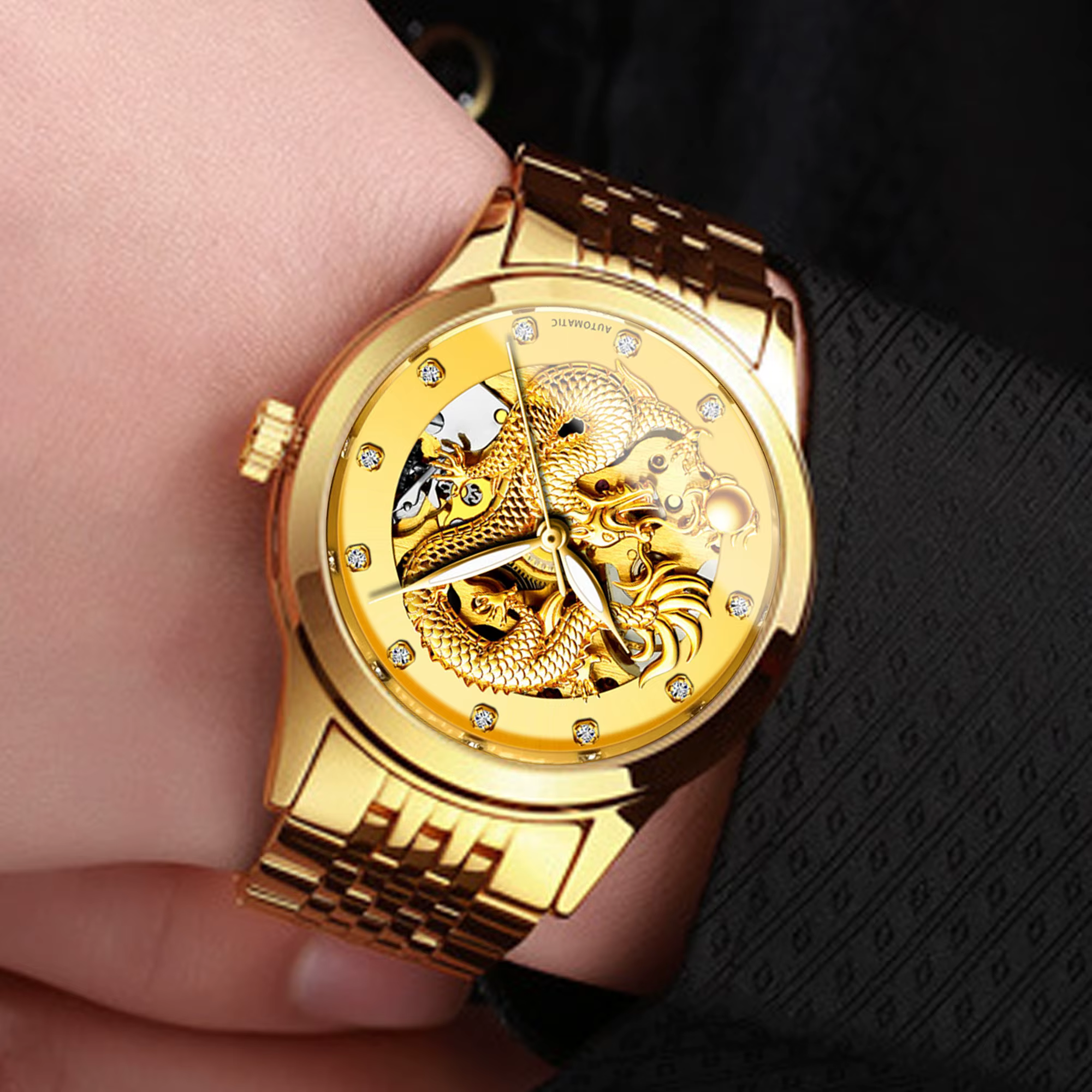 Montre automatique pour homme BINBOND