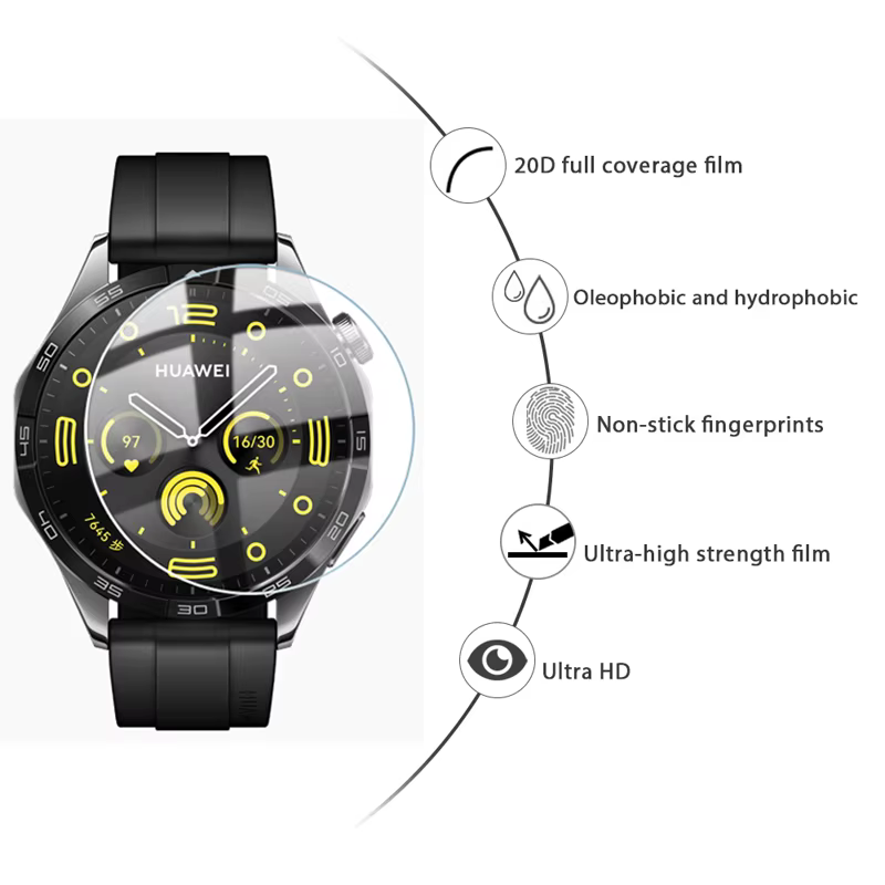 Protecteur d'écran de montre en verre