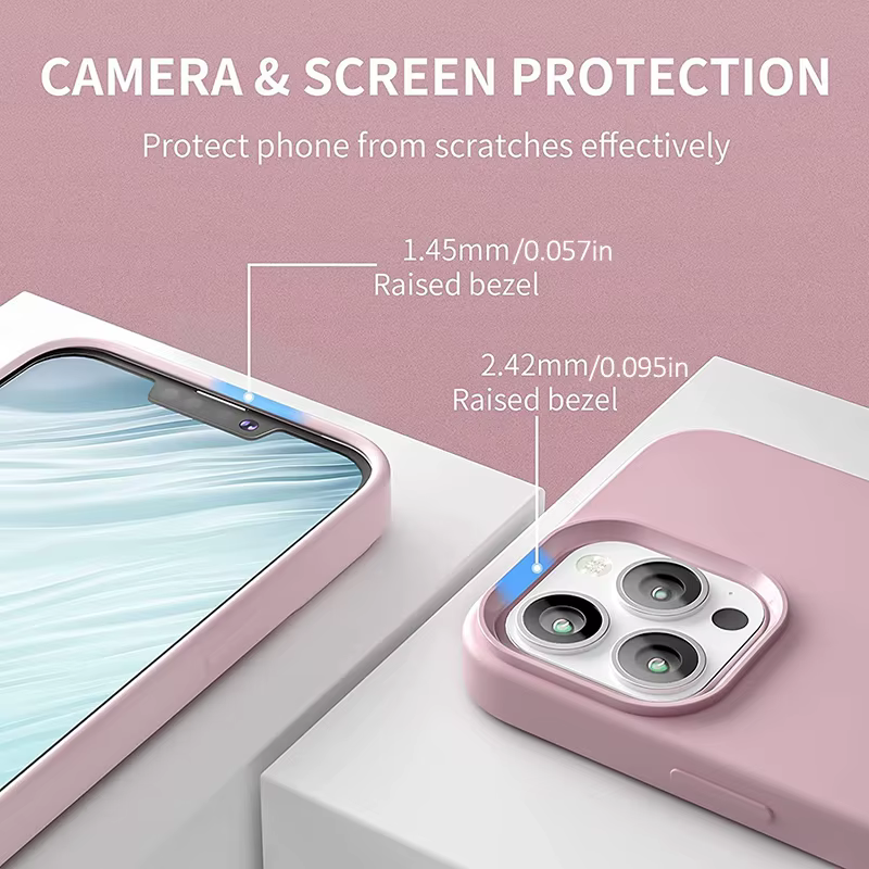 Coque de luxe en silicone antichoc tendance pour iPhone 17, 16, 14, 12, 11, 13, 15 Pro Max et accessoires pour Apple 17 Air, 15, 14, 16 Plus