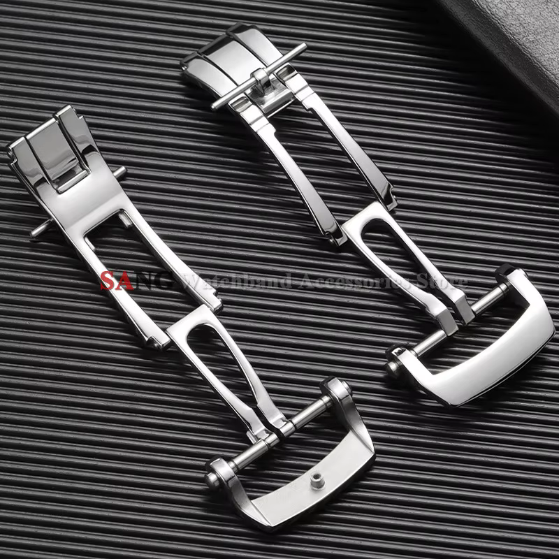Boucles déployables papillon 20 mm pour hommes et femmes