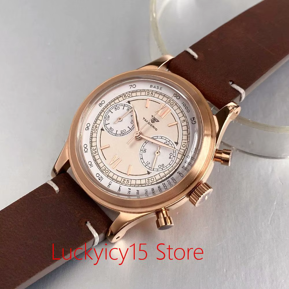 Montre Vintage en or Rose pour hommes