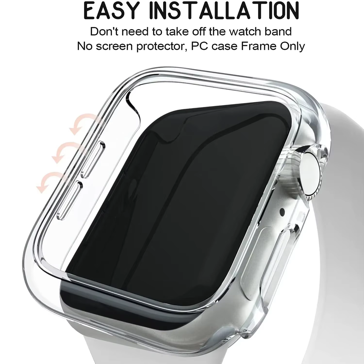 Housse pour boîtier de montre Apple 45mm 41mm 44mm 40mm 42mm 38mm 46 49mm