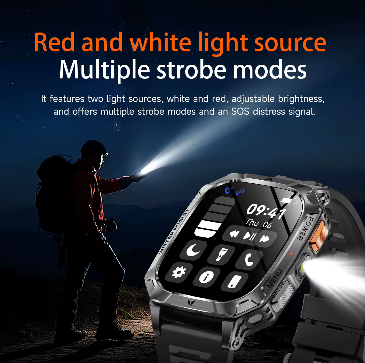 Nouvelle montre connectée avec batterie de 1400 mAh