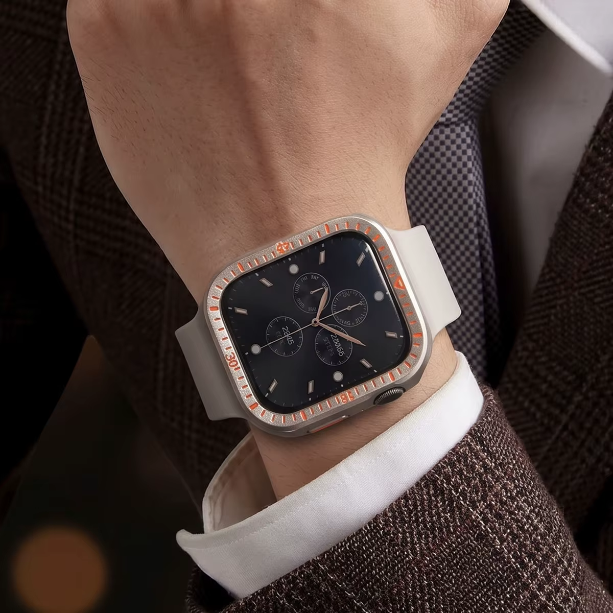 Verre trempé + étui pour Apple Watch