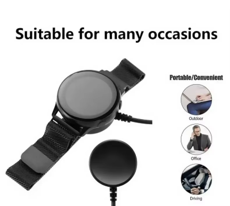 Chargeur de montre Compatible pour Samsung Galaxy Watch 5 Pro 5/4/3 Active 2/1Gear Sport/S3