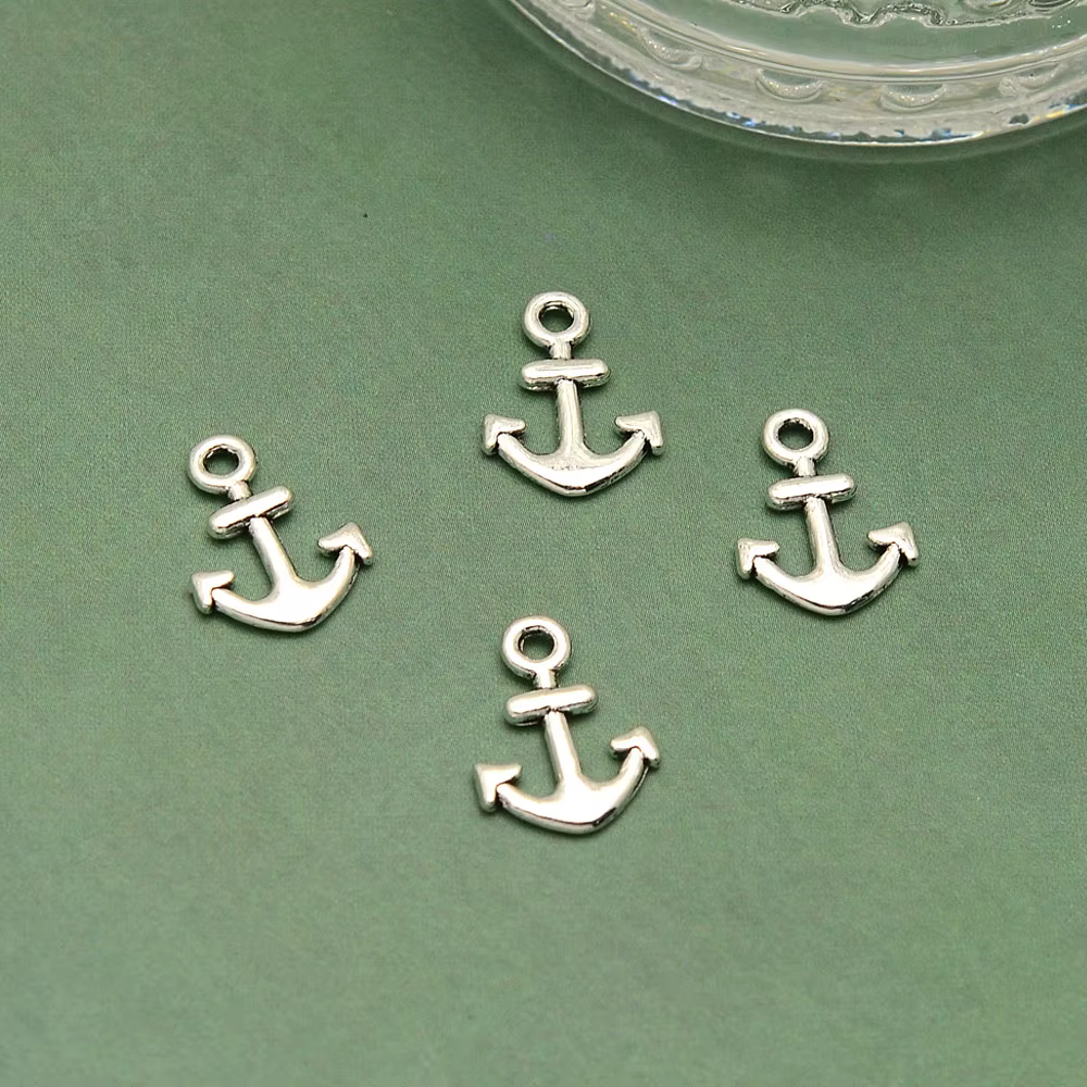 Mini breloques injecteur pour bricolage, pendentif marin, bracelet, fournitures de boucle d'oreille, bijoux, résultats exécutifs, 10x13mm, lot de 100 pièces