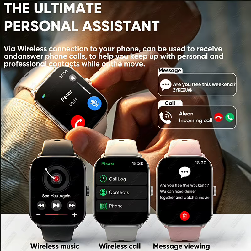 Nouvelle Montre Connectée ECG 2026 Homme Femme