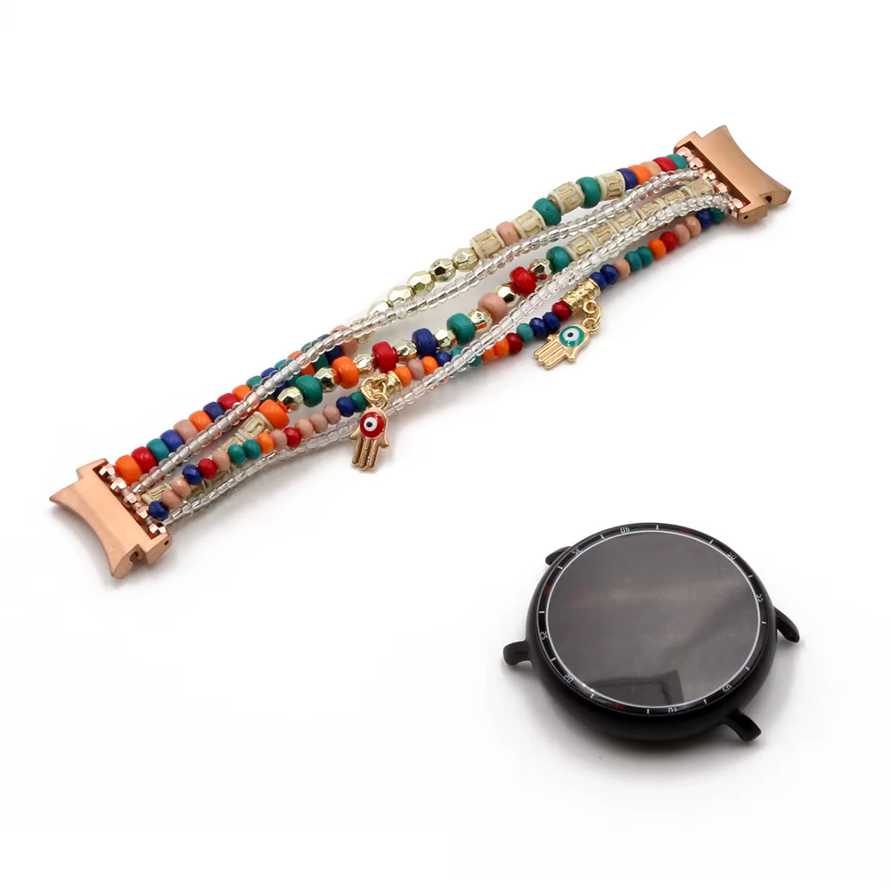 Bracelet Boho pour montre Galaxy 6 bandes/5 Pro