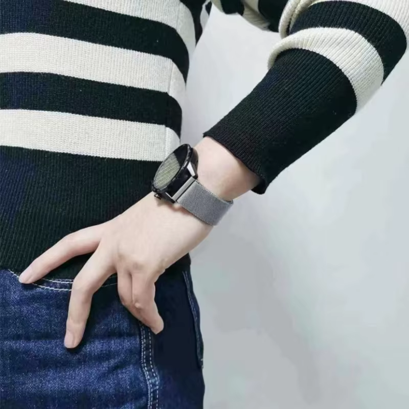 Bracelet en acier inoxydable de 20 mm et 22 mm compatible avec Samsung Galaxy Watch