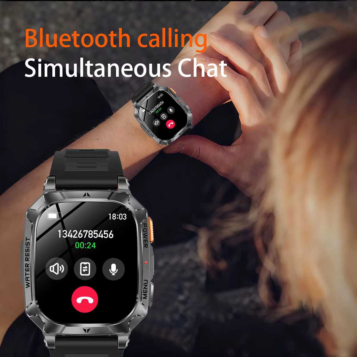 Nouvelle montre connectée avec batterie de 1400 mAh