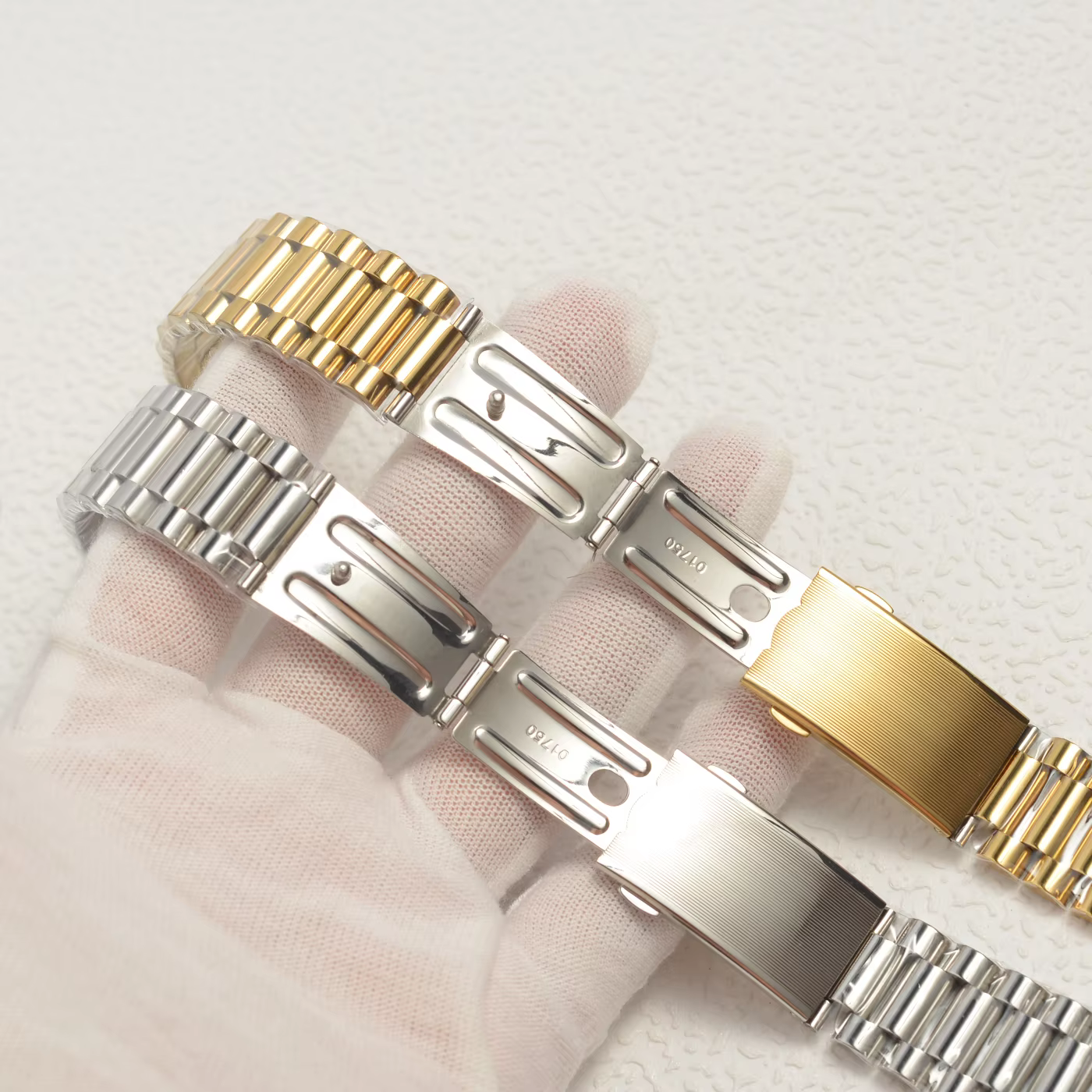 Bracelet de montre en acier inoxydable couleur argent massif 18 mm Diastar 01570 pour Rado