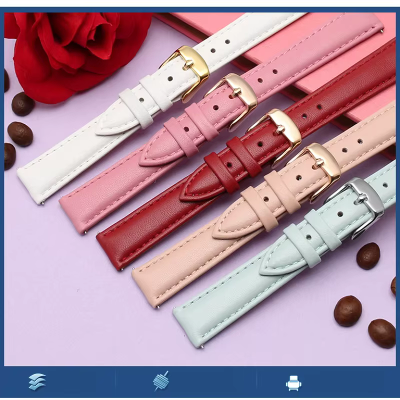 Pour Garmin nouvelle montre Lily2 Bracelet en cuir véritable Lily 2 Smartwatch femmes peau de vache