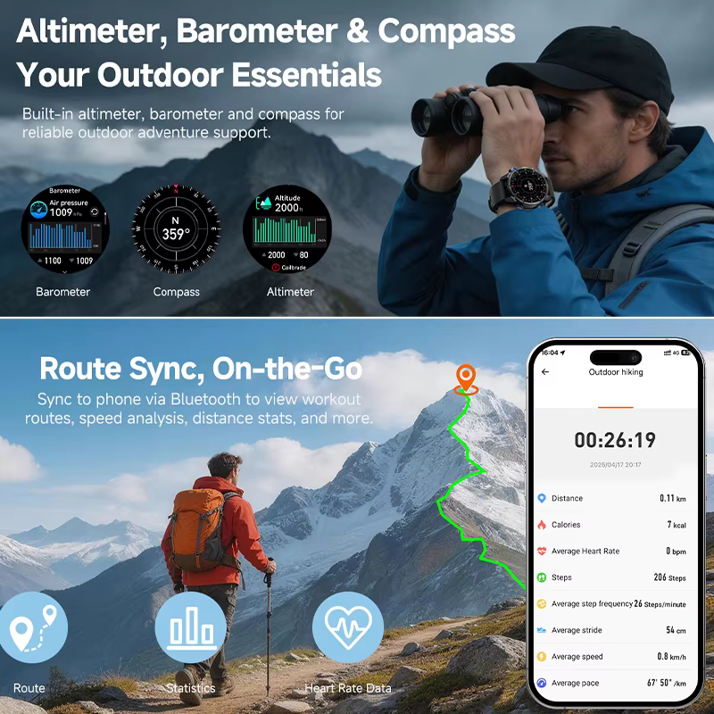 Montre connectée HD350Pro avec GPS