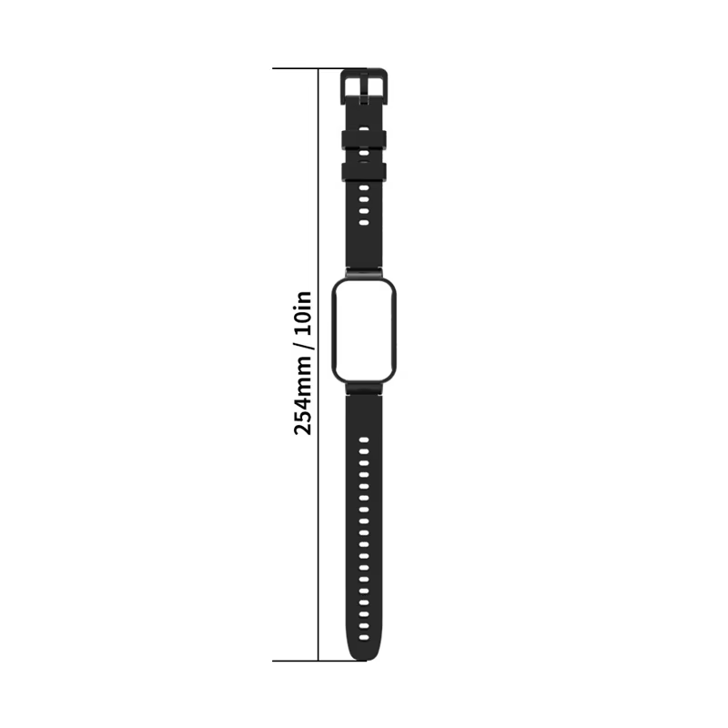 Bracelets en Silicone intégrés + étui pour Xiaomi Smart band 9 8 Bracelet actif