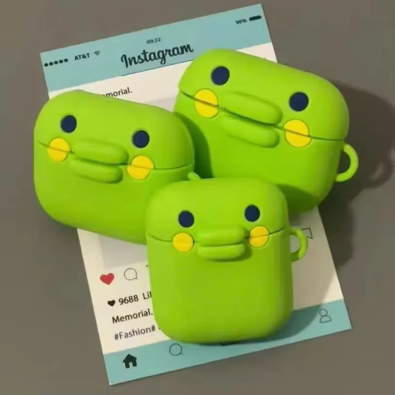 Tamagotchi – étui d'accessoires pour écouteurs à grande bouche 3D