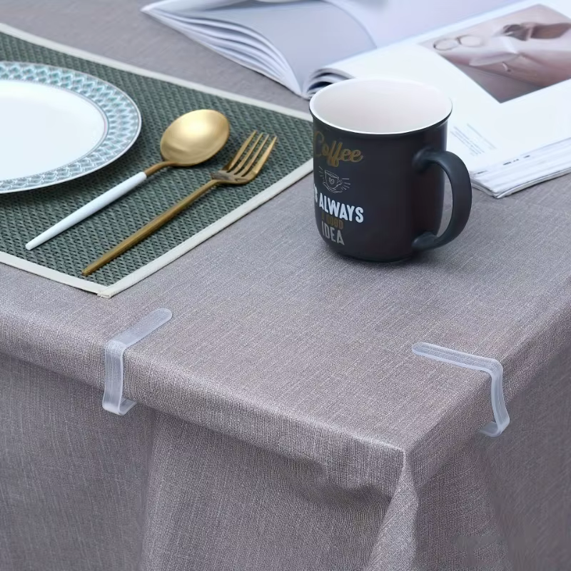 Clips de table robustes pour pique-nique, clips de fixation faciles pour nappes, supports de nappes parfaits pour les pique-niques en restaurant, les mariages en tente