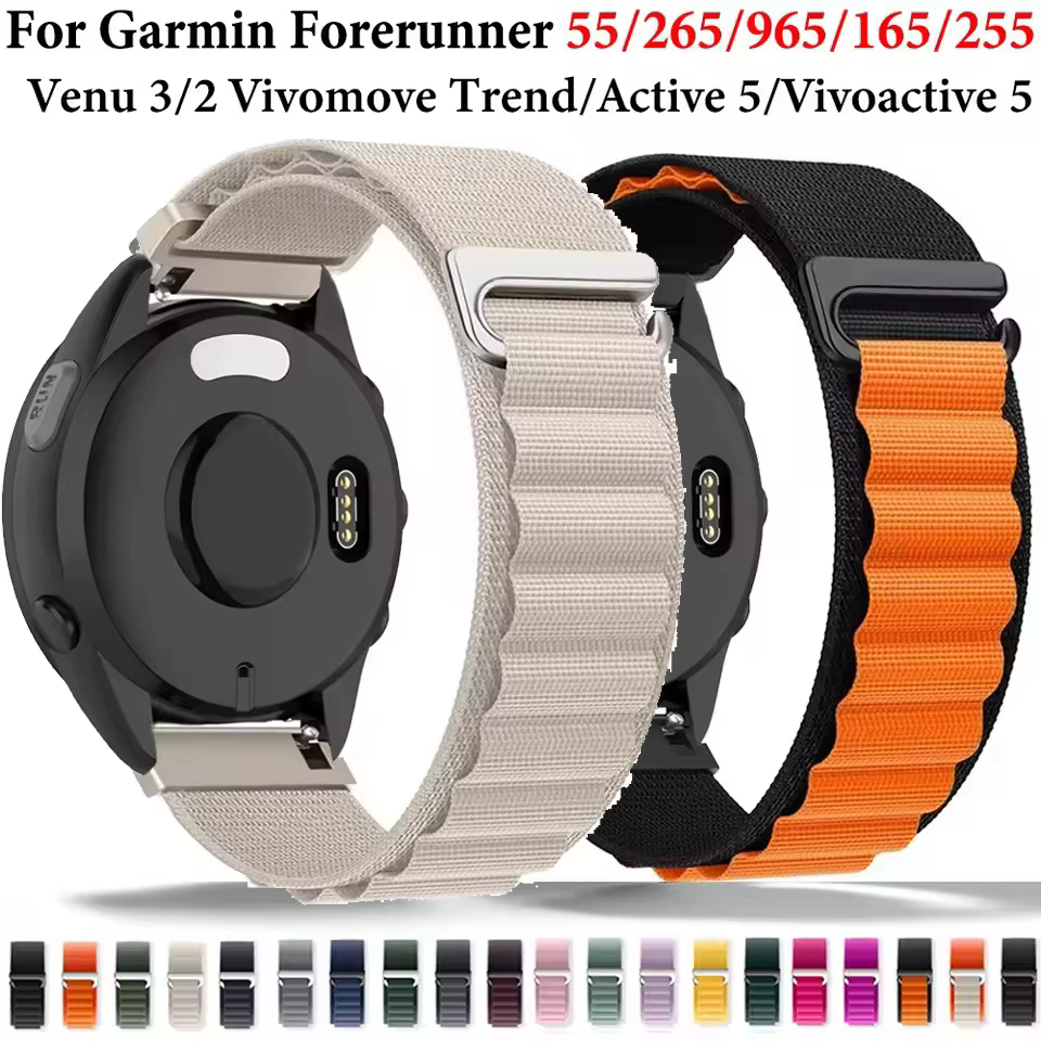 Bracelet de montre boucle alpine pour Garmin Venu 3 3s/2S/2Plus/ Vivoactive 6 5 4 4s