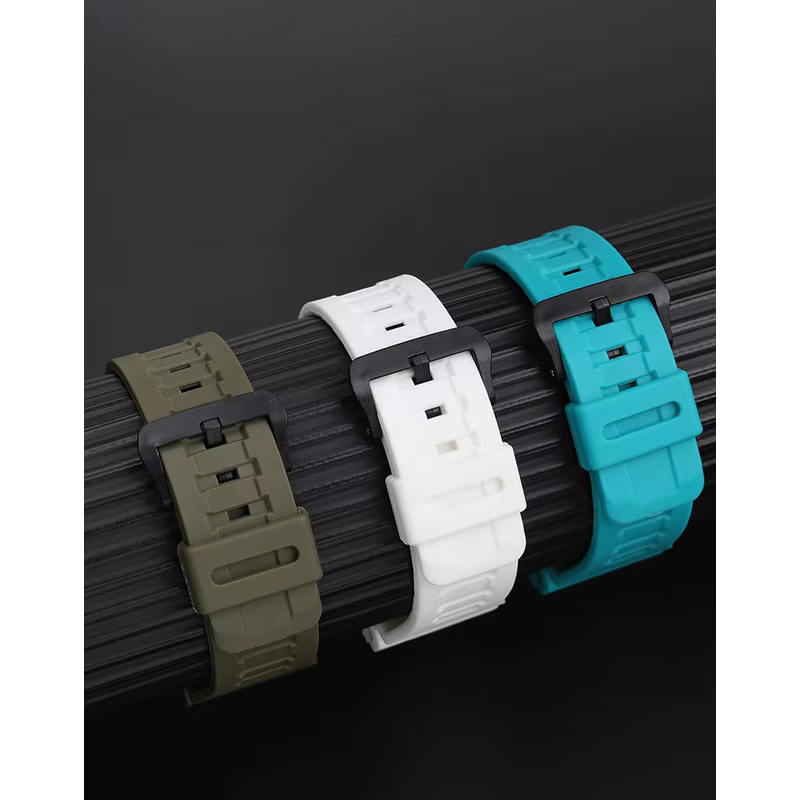 Bracelet de montre en silicone, 6 couleurs, pour Casio WS-1400 WS-1600 WS-1500 WS-1700, résine de sport, étanche et respirant