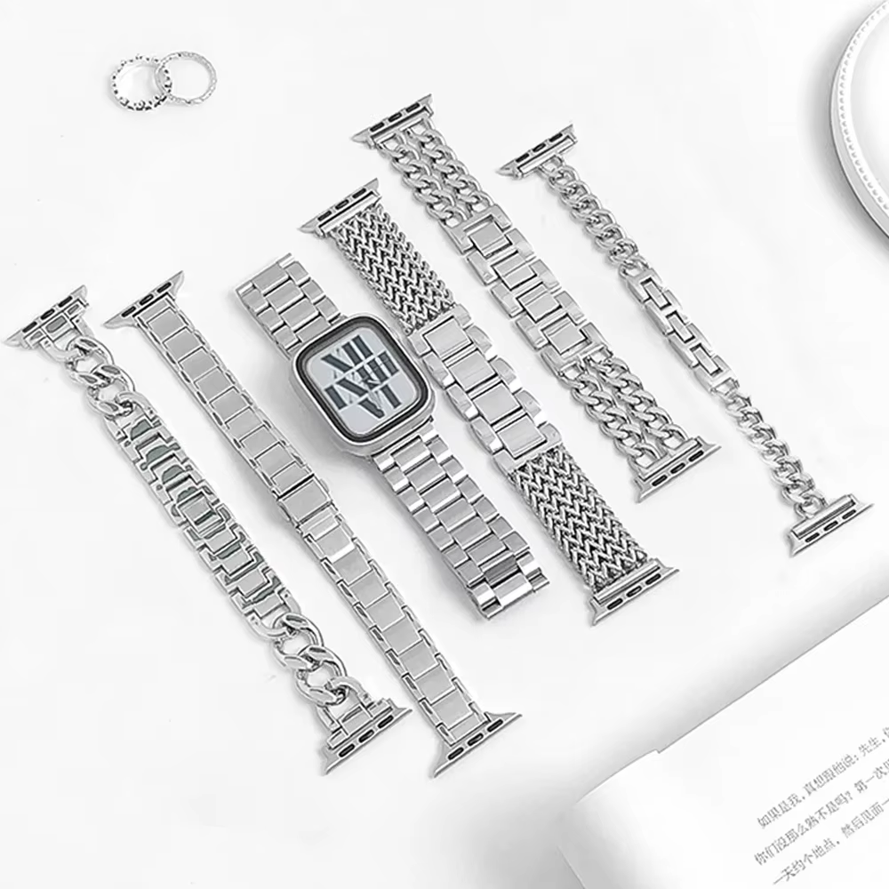 Bracelet en argent pour Apple Watch