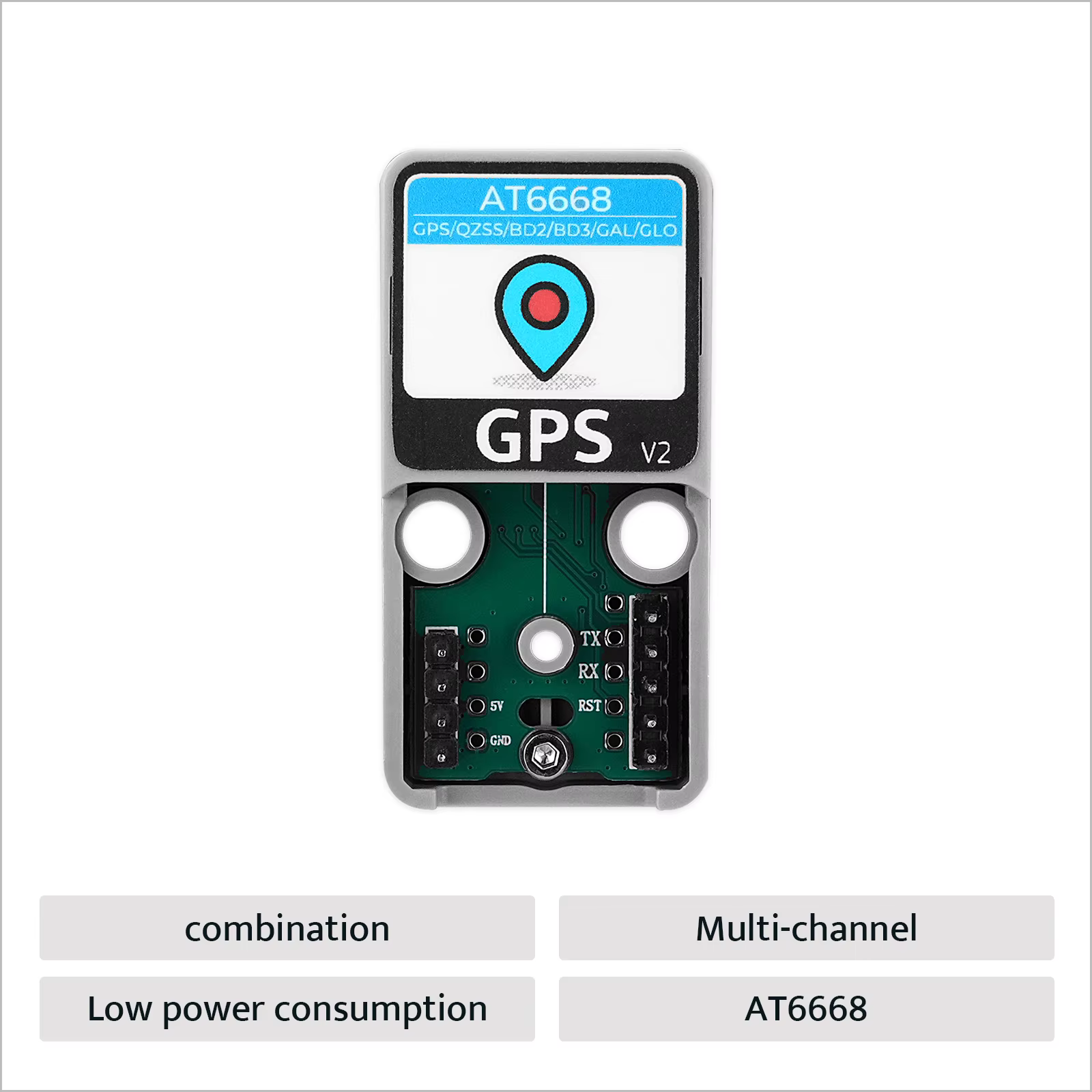 Base officielle des GPs ATOMIC M5Stack v2.0 (ATGM336H)