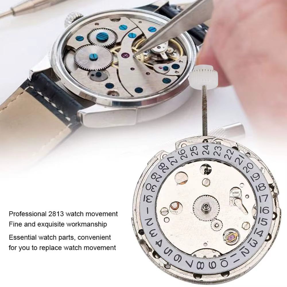 Mouvement de montre automatique blanc 2813