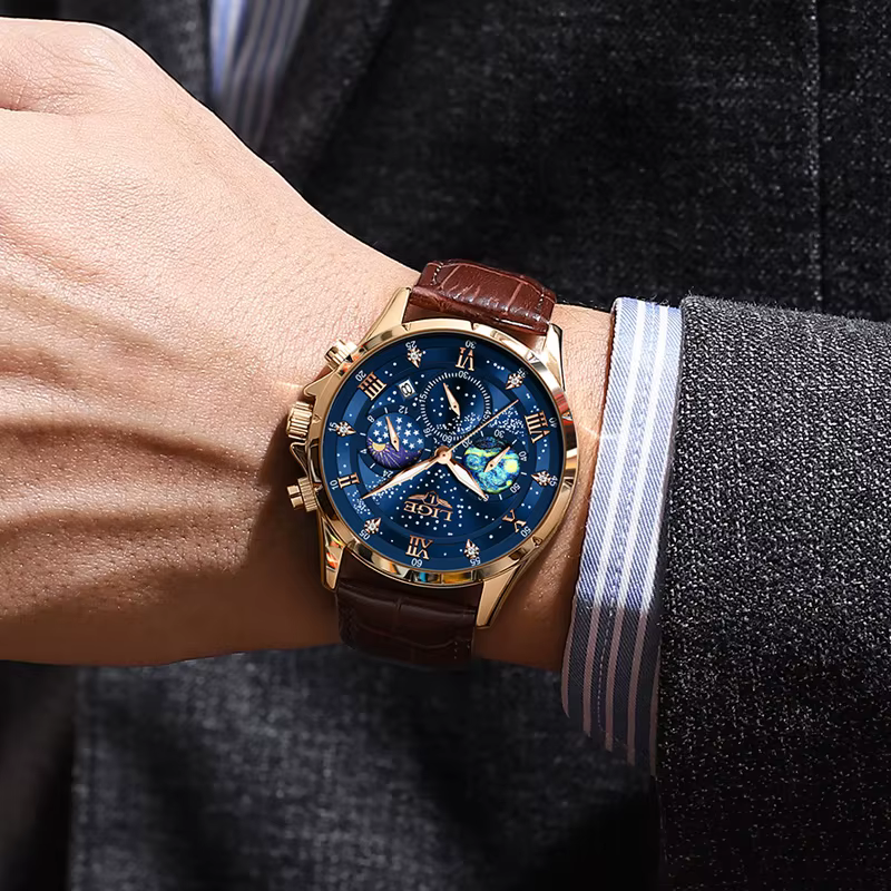Montres créatives pour hommes LIGE