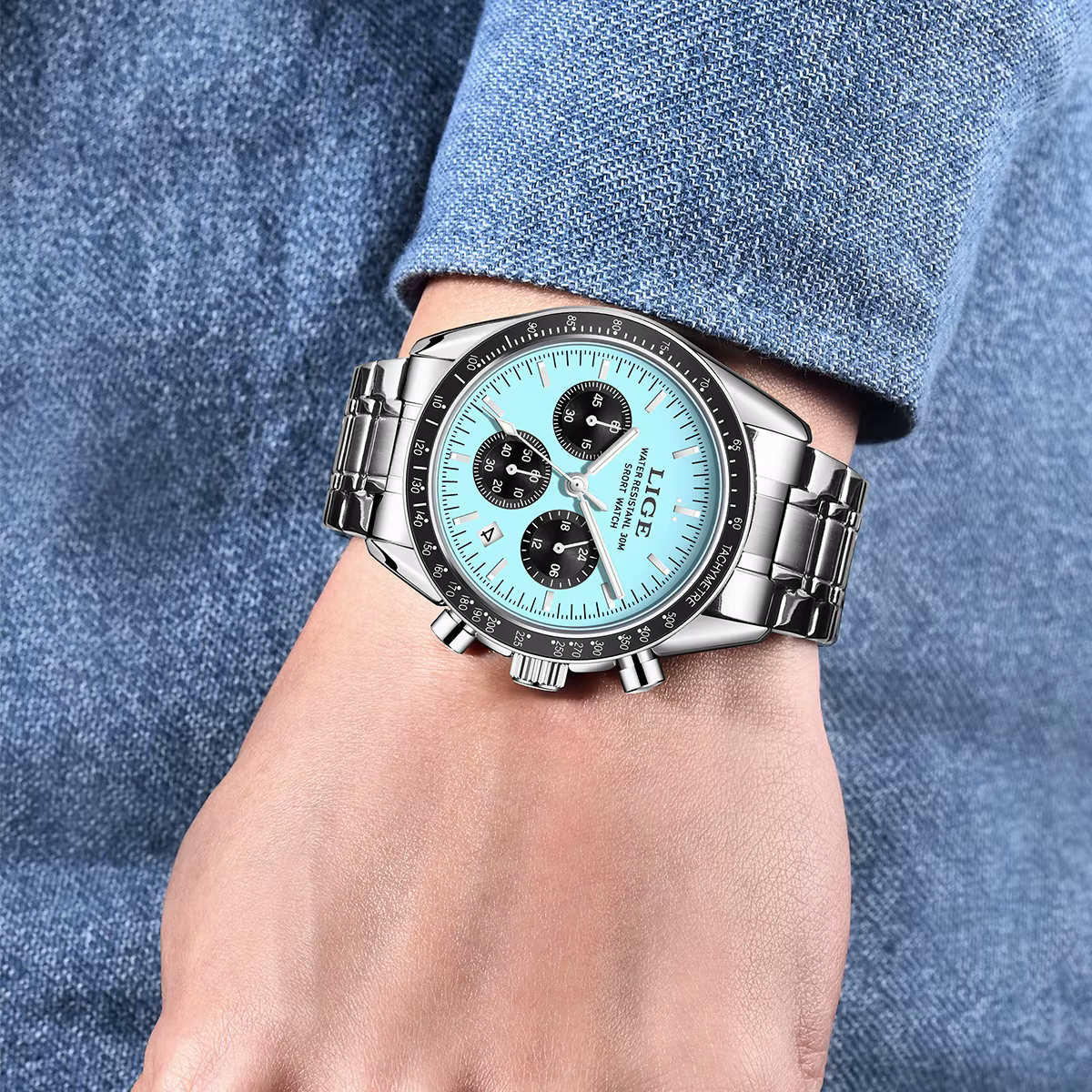 Nouvelle Montre Sport Homme 2026 – Montre-Bracelet de Luxe de Marque Supérieure pour Hommes, Étanche, Militaire, à Quartz, Chronographe – Montre Homme