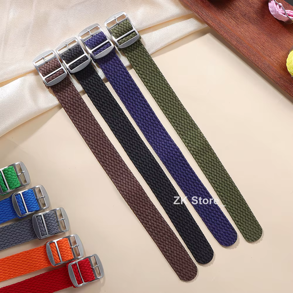 Bracelet de montre en nylon tissé pour hommes et femmes
