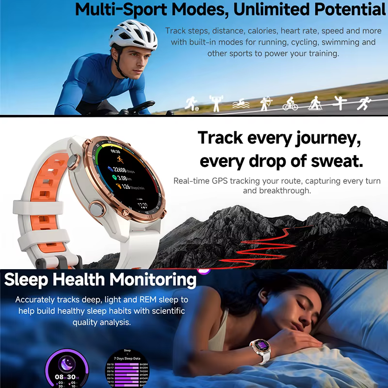 Montre connectée HD350Pro avec GPS