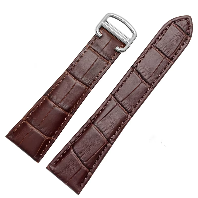 Bracelet de montre en cuir véritable