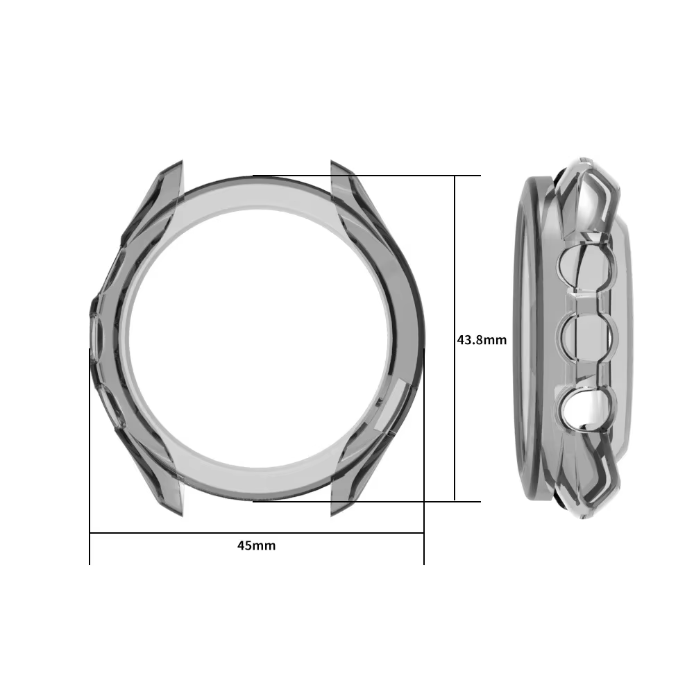 Étui de protection transparent en TPU pour montre intelligente Garmin approche S70 42MM 47MM