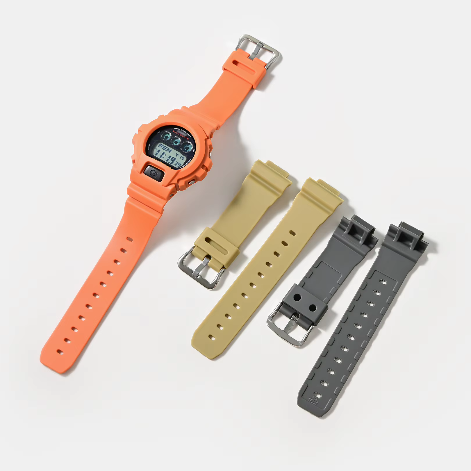 Pour Casio G-SHOCK DW69000/6930/6600/3230 Transparent ‌ Kit de remplacement de bracelet de montre avec boîtier de