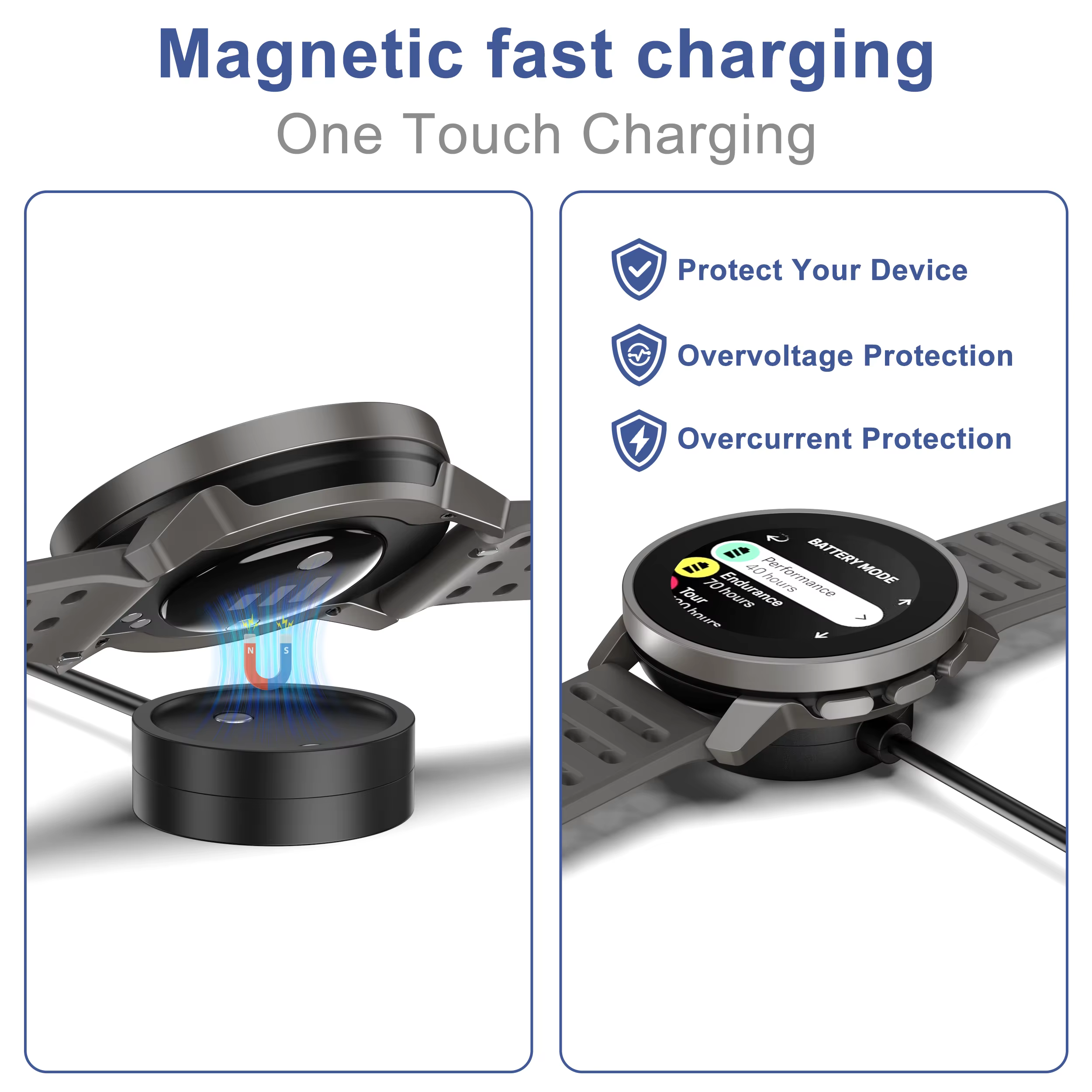 Câble de chargement magnétique USB pour SUUNTO 9 Peak Pro/Race S/Race/Ocean/support de station