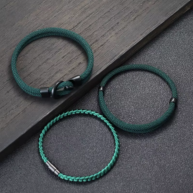 Ensemble de bracelets porte-bonheur pour hommes